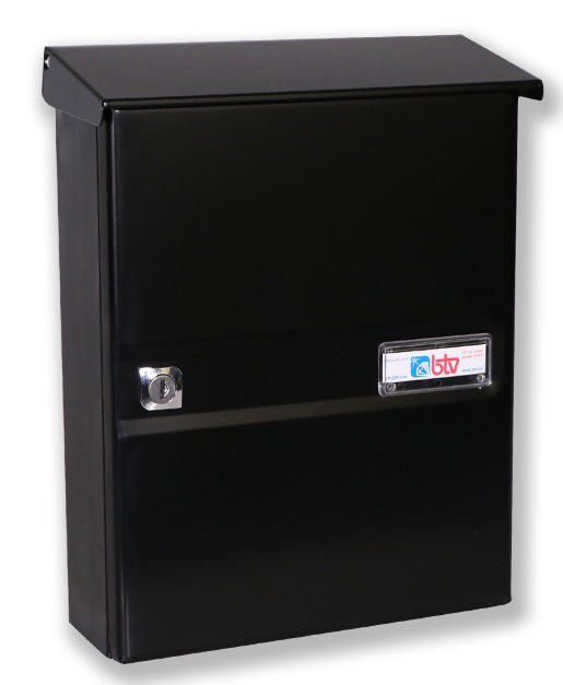 BTV MAIL BOX COLONIA BLACK 240X300X101MM