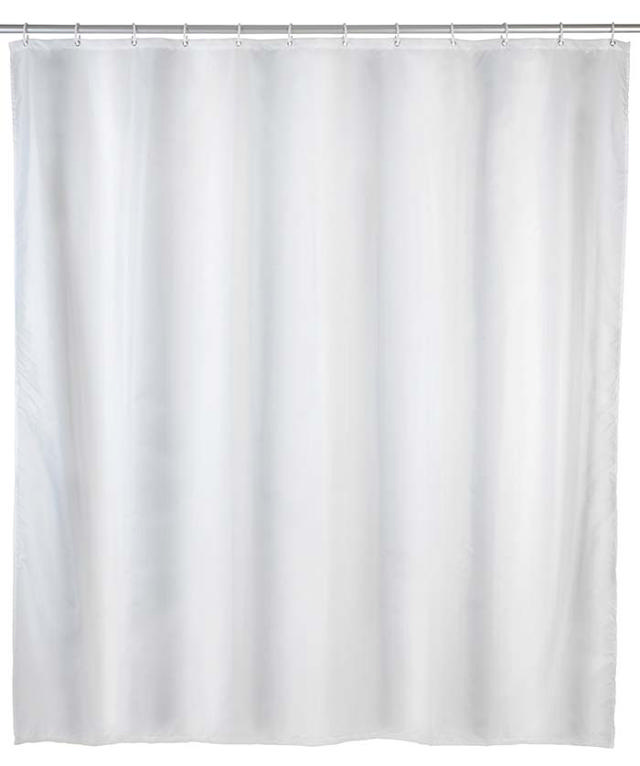 WENKO TR.LINE BATH CURTAIN WHI