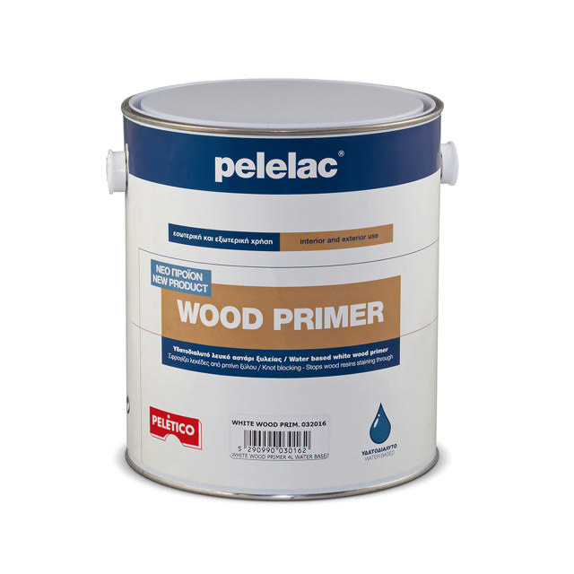 PELELAC® WOOD PRIMER WHITE 1L WATER BASED