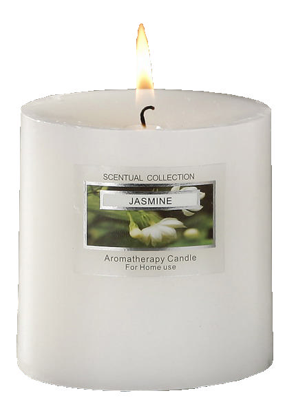 STUDIO HOUSE WIN CANDLE WHITE 9X9.5CM (JASMINE)