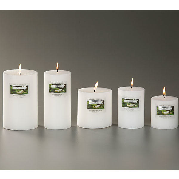 STUDIO HOUSE WIN CANDLE WHITE 9X9.5CM (JASMINE)