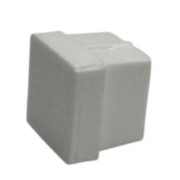 END CAP SQUARE 60X60 WHITE