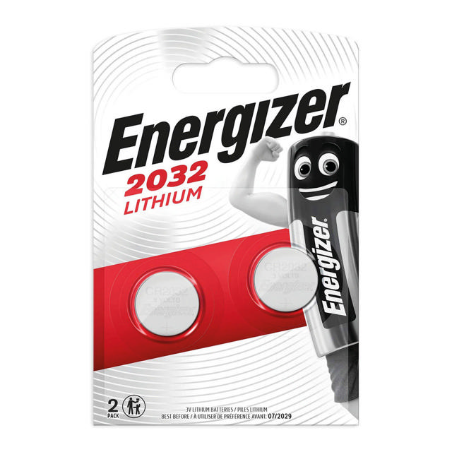 ENERGIZER MINI CR2032 BUTTON CELL LITHIUM BATTERY 3V 2 PACK