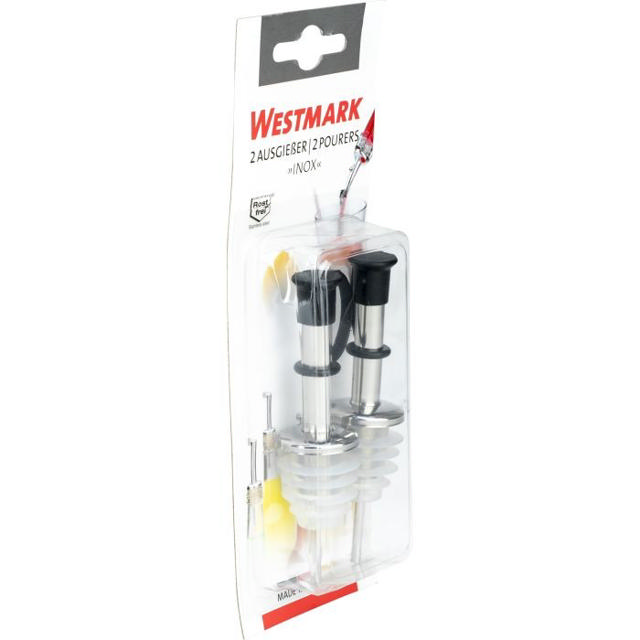 WESTMARK FLOW POUPERS STAINLESS STEEL WITH CAP 2PCS