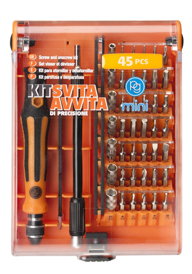 PG TOOL 45PCS SET ΜΥΤΕΣ & ΚΑΤΣΑΒΙΔΙ