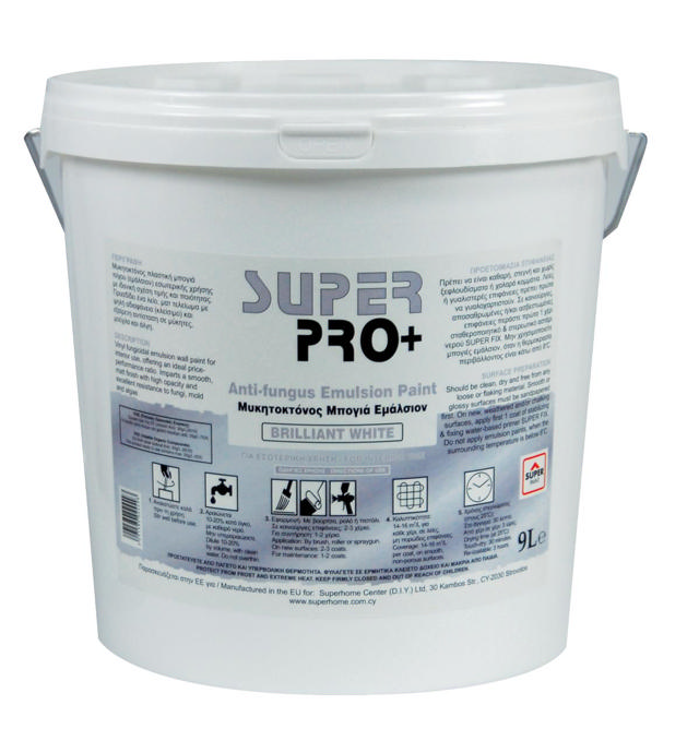 SUPER PAINT PRO & ΑΝΤΙΜΥΚΗΤΙΚΟ 9L