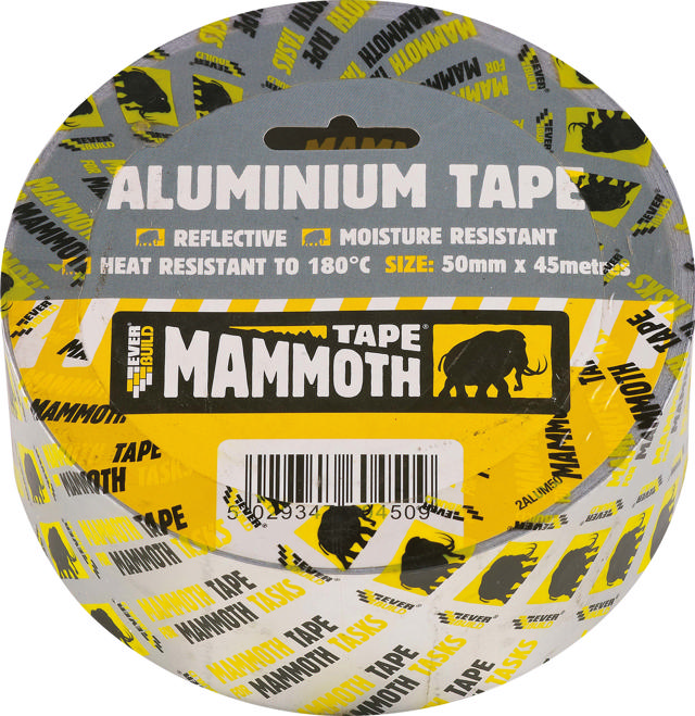 EVER BUILD ALUMINIUM TAPE 50MMX45M