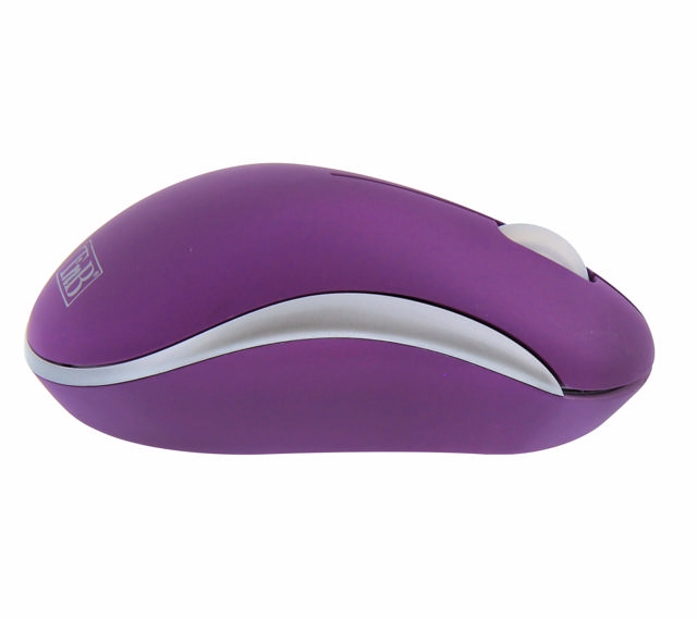 TNB RUBBY WIRELESS OPTICAL MOUSE PURPLE