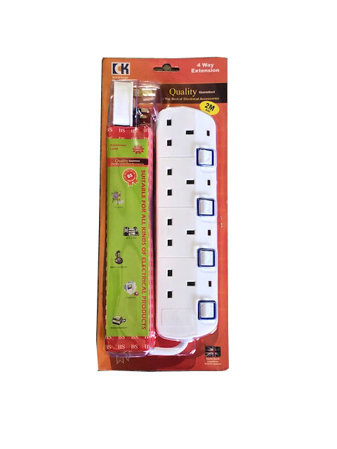 CK PLUG EXT. 4 WAY 2 MTR