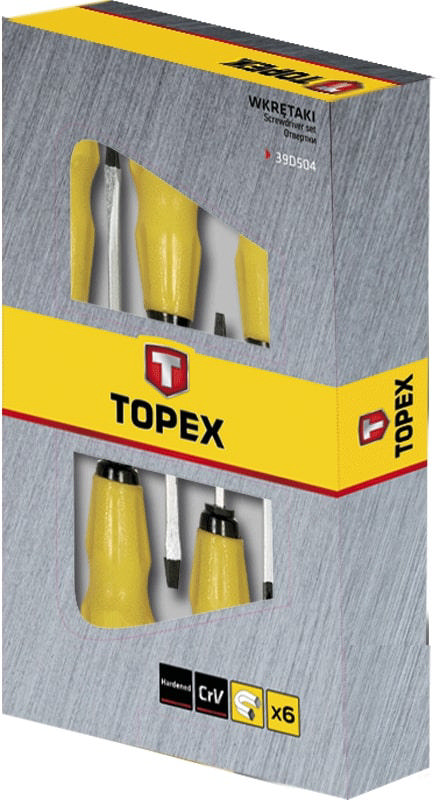 TOPEX 6PCS SET ΚΑΤΣΑΒΙΔΙΑ ΧΤΥΠΗΤΑ CrV