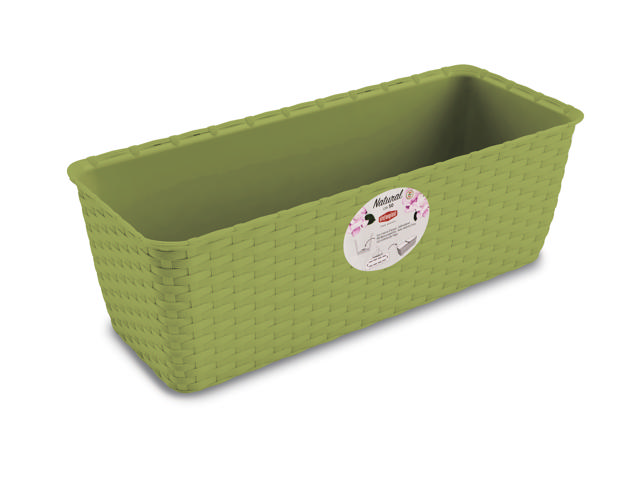 STEFANPLAST NATURAL FLOWER BOX 50CM ASS.