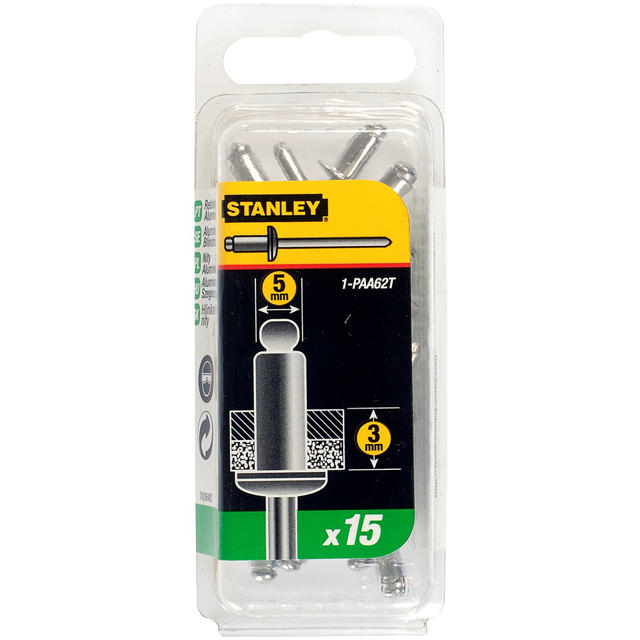 STANLEY ALUMNI RIVETS 3/16X1/8X15.