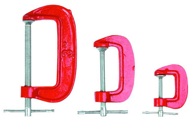 TOP TOOLS 3PCS G-CLAMPS SET 1 2 3