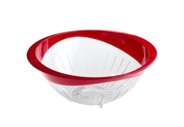 SNIPS PLASTIC COLANDER RED Ø 28CM