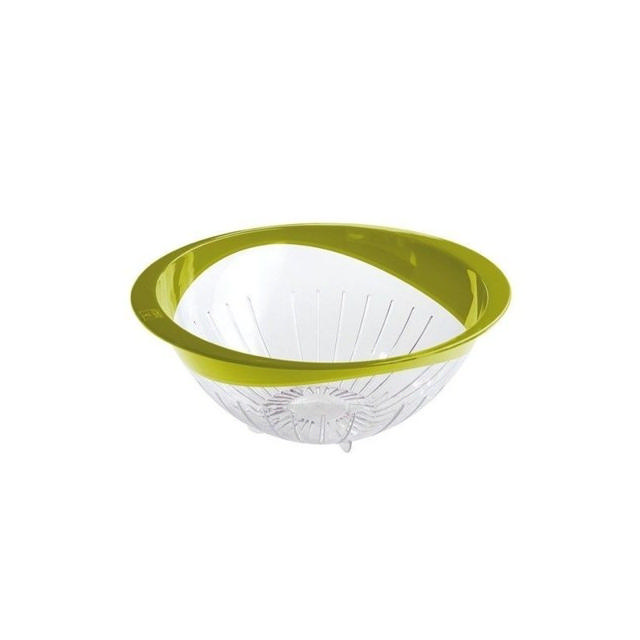 SNIPS PLASTIC COLANDER GREEN Ø 28CM