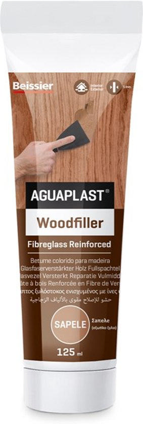 BEISSIER AGUAPLAST SAPELE WOODFILLER 125ML