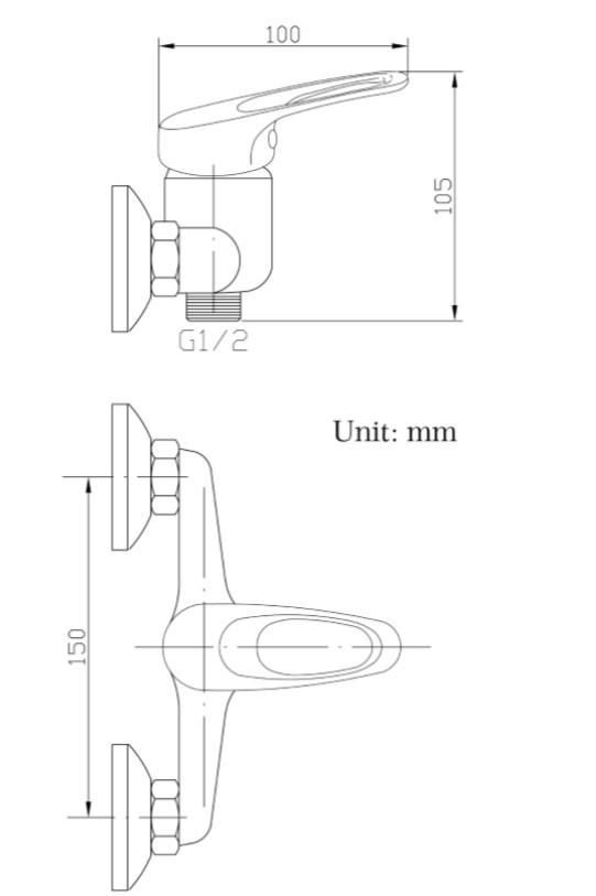 HOFER LIO SHOWER MIXER