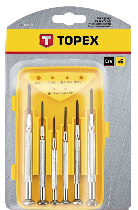 TOPEX 6PCS PRECIO.SCREWDRIVERS