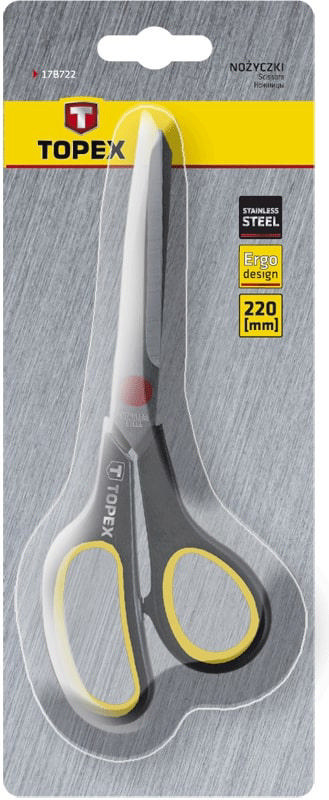 TOPEX SCISSORS 22CM