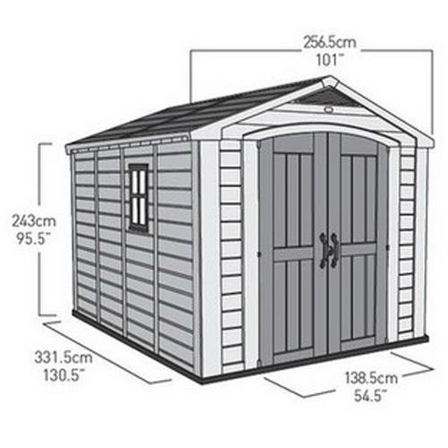 KETER FACTOR SHED 8X11FT