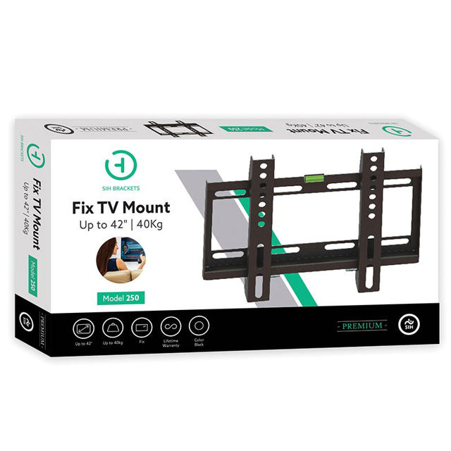 SIH FIXED TV BRACKET UP TO 42''/40KG