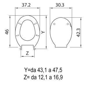 SANIPLAST TOILET SEAT Z.2. WHITE