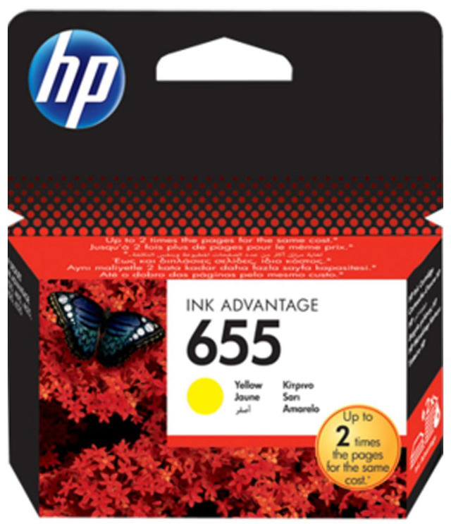 HP 655 YELLOW (CZ112AE)