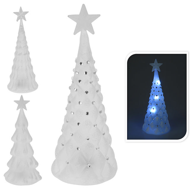 CONE GLASS XMAS TREE SHAPE.