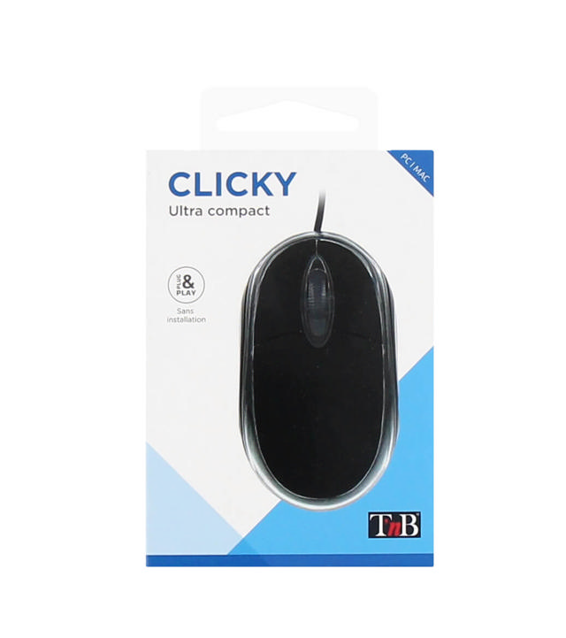 TNB CLICKY ULTRA COMPACT WIRED OPTICAL MOUSE