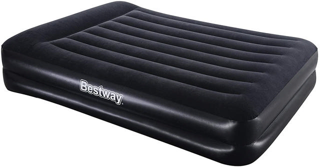 BESTWAY 67403GB ΔΙΠΛΟ ΣΤΡΩΜΑ ΑΕΡΟΣ 203X152X46CM ΜΕ ΤΡΟΜΠΑ 