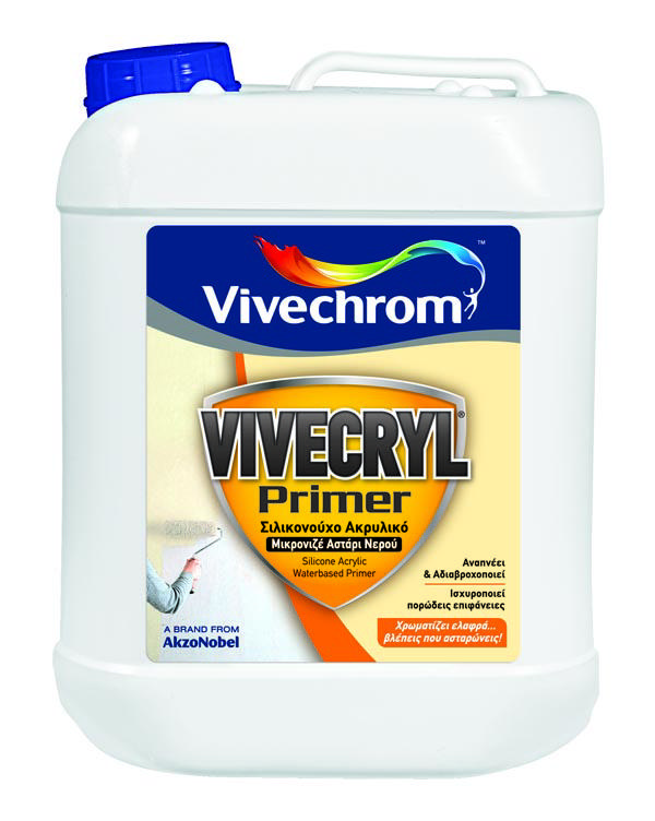 VIVECHROM VIVECRYL ΣΙΛΙΚΟΝΟΥΧΟ ΑΚΡΥΛΙΚΟ ΑΣΤΑΡΙ 5L