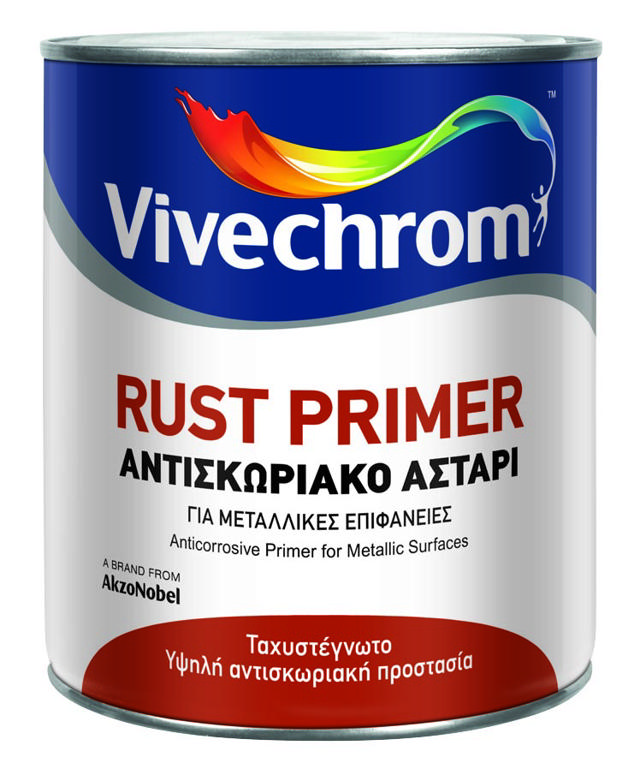 VIVECHROM ANTICORROSIVE PRIMER FOR METALLIC SURFACES GREY 9 375ML