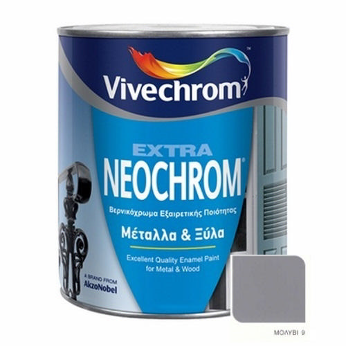 VIVECHROM MOLYVI 9 NEOCHROM EXTRA ΓΥΑΛΙΣΤΕΡΟ ΒΕΡΝΙΚΟΧΡΩΜΑ 750ML