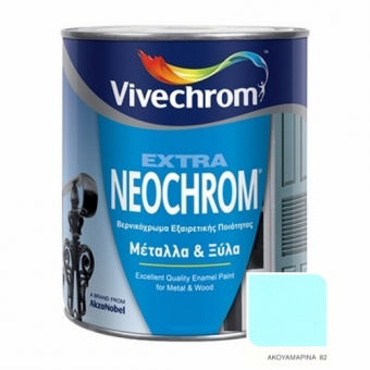 VIVECHROM AQUAMARINE 82 NEOCHROM EXTRA GLOSSY VARNISH PAINT 375ML