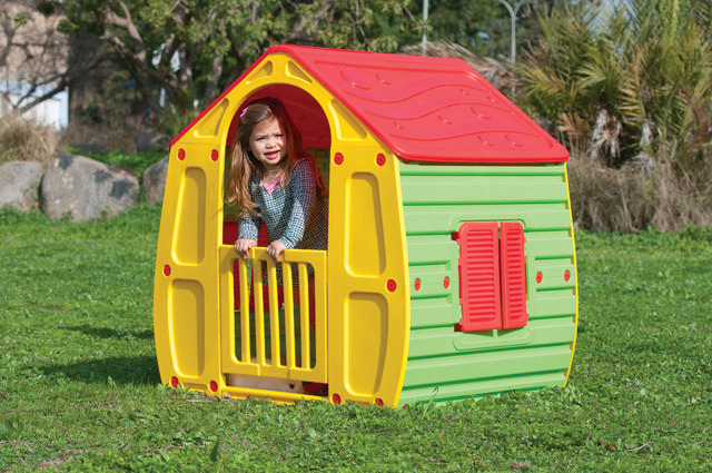 STARPLAST MAGICA HOUSE GREEN/ YELLOW/ RED