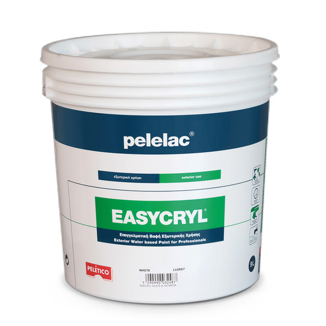 PELELAC EASYCRYL® ΠΛΑΣΤΙΚΟ ΧΡΩΜΑ ΣΟΥΠΕΡ ΛΕΥΚΟ P101 5L