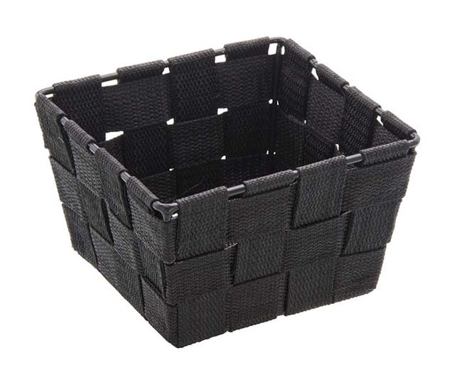 WENKO BASKET MINI SQ.BLACK ADRIA