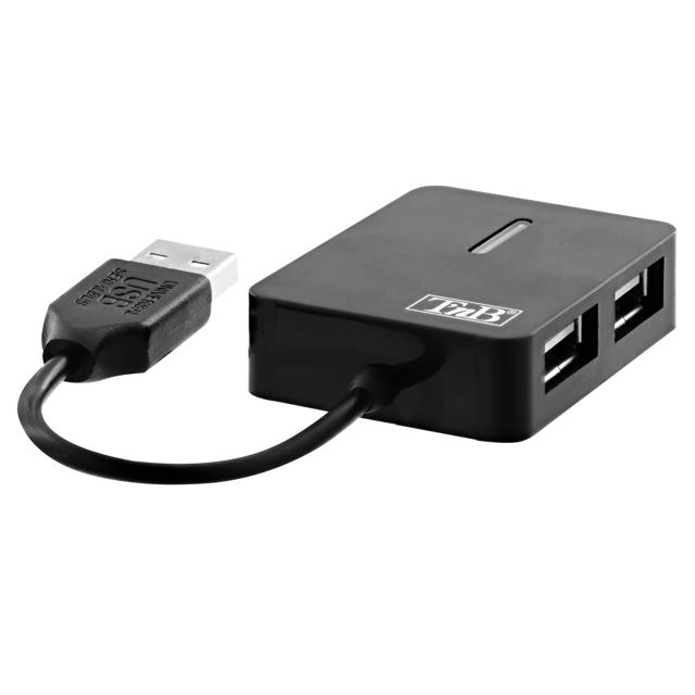 TNB USB 2.0 HUB 4 PORTS BLACK