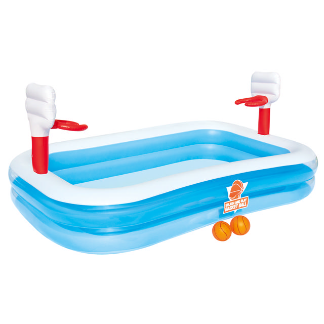 BESTWAY 54122 BASKETBALL PLAY KIDS POOL 100X66X40CM