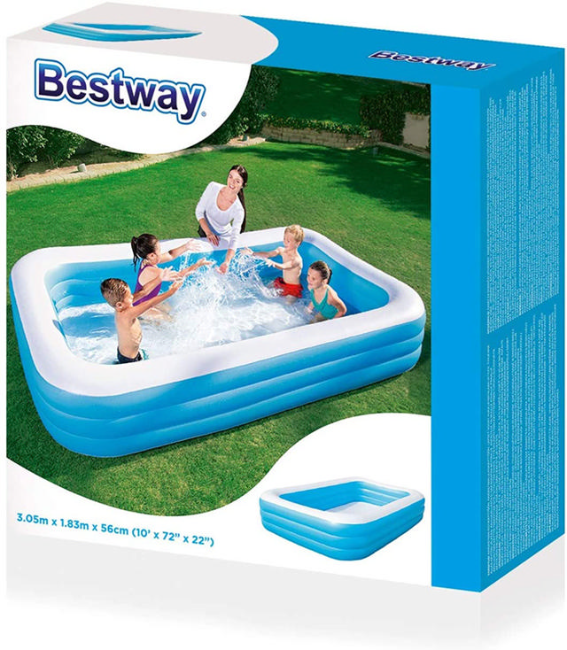 BESTWAY 54122 BASKETBALL PLAY KIDS POOL 100X66X40CM