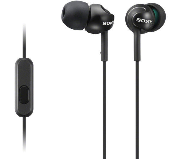 SONY MOB.PHONES BLACK HEADSETS