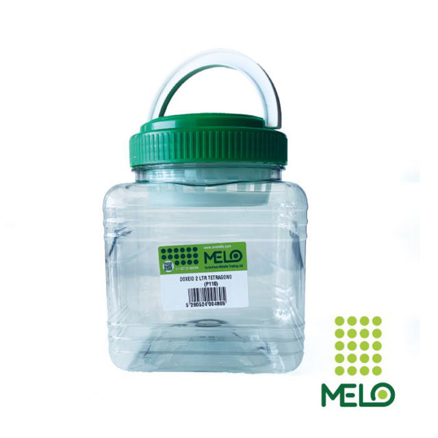 PLASTIC JAR WITH HANDLE 2.5L/1.5KG