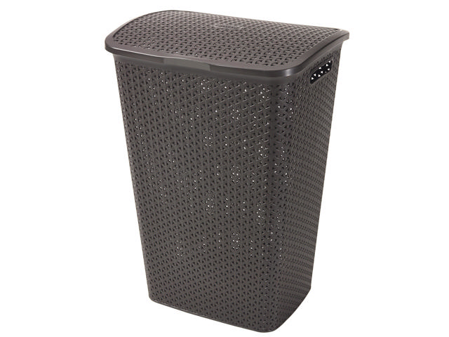 CURVER BROWN LAUNDRY BASKET 55LTR