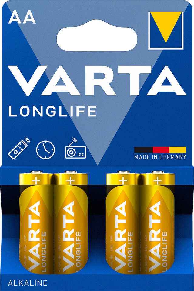 VARTA LONG LIFE 4 AAA AΛΚΑΛΙΚΕΣ