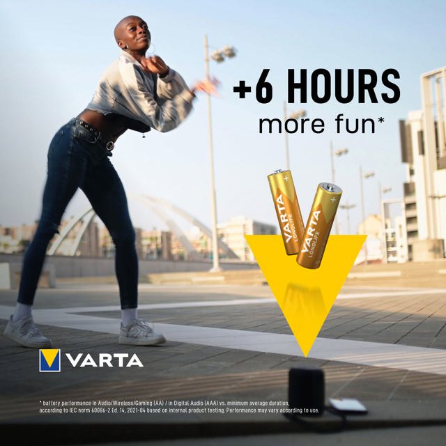 VARTA LONG LIFE 4 AAA AΛΚΑΛΙΚΕΣ