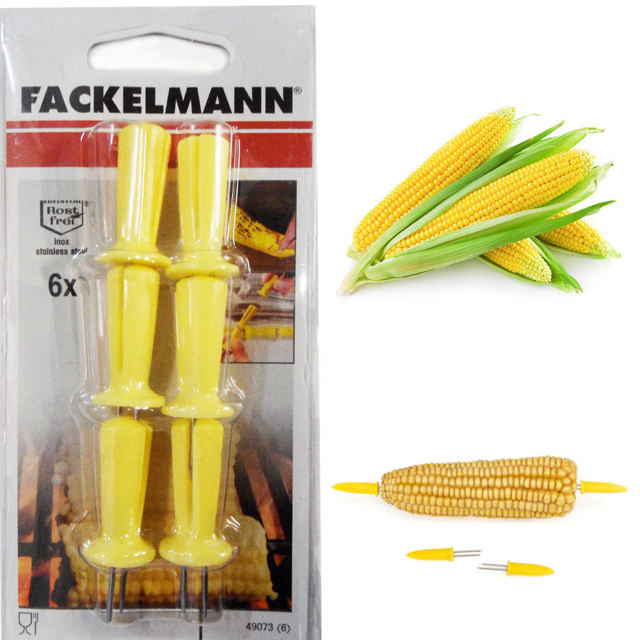 FACKELMANN 6PCS CORN SKEWERS