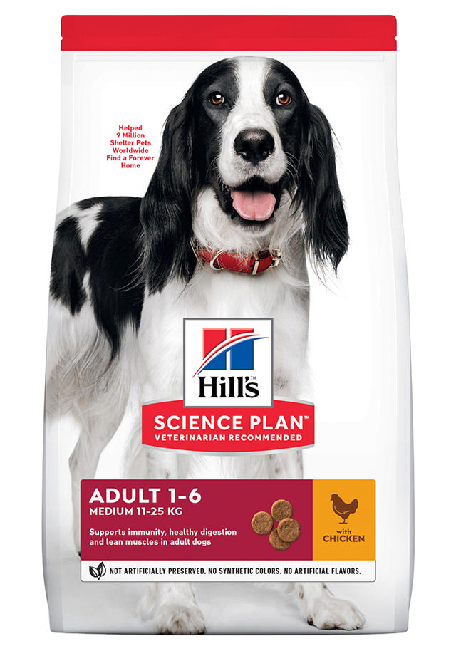 HILLS SCIENCE PLAN CANINE MEDIUM DOG ADULT CHICKEN 2.5KG