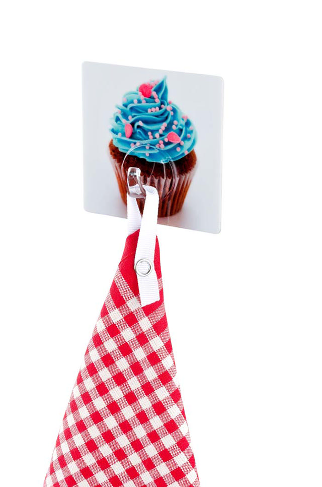 WENKO STATIC-LOC HOOK SQUARE CUPCAKE