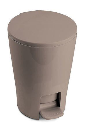 TATAY BATHROOM PEDAL BIN 5L ''DIABOLO'' TAUPE