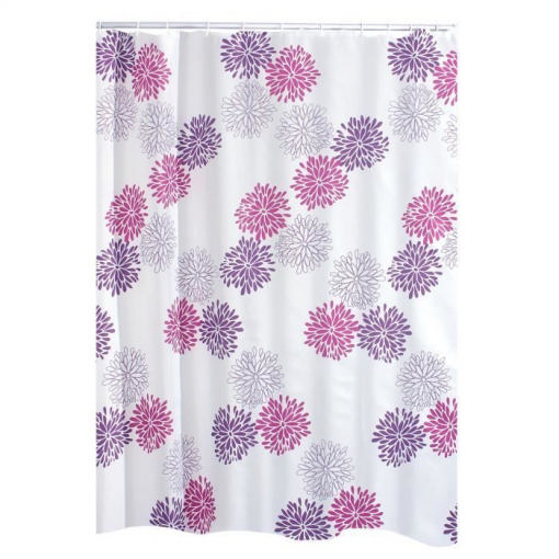 RIDDER SANDRA TEXTILE SHOWER CURTAIN 180X200CM 